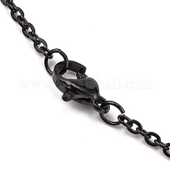 304 Stainless Steel Cable Chain Necklaces&nbsp;STAS-L164C-01B