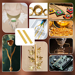 2Pcs Brass Sheets&nbsp;DIY-OC0013-55B