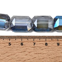 Electroplated Glass Beads&nbsp;EGLA-H002-A-11