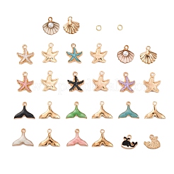 26Pcs 13 Styles Alloy Pendants&nbsp;ENAM-FP0001-68