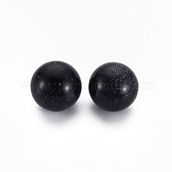 Synthetic Blue Goldstone Beads&nbsp;G-N0326-91