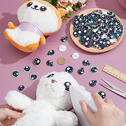 24 Pairs 12 Styles Felt Self-adhesion Cloth Patches&nbsp;PATC-NB0001-58