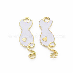 Alloy Enamel Pendants&nbsp;PALLOY-S181-042A-NR