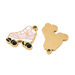 304 Stainless Steel Enamel Charms&nbsp;STAS-C137-06B-G