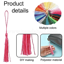 60Pcs 30 Colors Polyester Tassel Decorations&nbsp;AJEW-YW0001-20