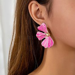 Alloy Enamel Stud Earrings&nbsp;FS-WG6685D-01