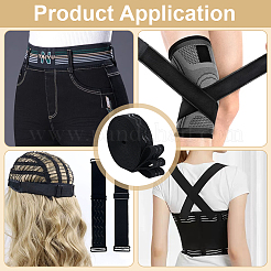 Polycotton Non Slip Knitted Cord&nbsp;SRIB-WH0011-254