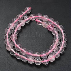 Natural Rose Quartz Beads Strands&nbsp;G-G305-A04-8mm