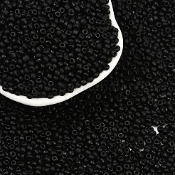 Frosted Opaque 8/0 Glass Seed Beads&nbsp;SEED-R029-3mm-A07