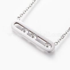 304 Stainless Steel Pendant Necklaces&nbsp;NJEW-P206-20P