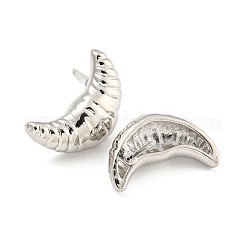 Rack Plating Brass Stud Earrings&nbsp;EJEW-C102-32P