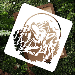 PET Hollow Out Drawing Painting Stencils&nbsp;DIY-WH0675-089