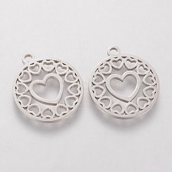 Non-Tarnish 201 Stainless Steel Pendants&nbsp;STAS-Q201-T402