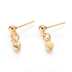 201 Stainless Steel Stud Earring Settings&nbsp;STAS-L226-089A-G