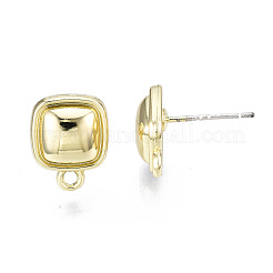Alloy Stud Earring Findings&nbsp;PALLOY-T064-64LG-RS