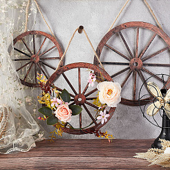 Natural Wood Hanging Wall Decorations Set&nbsp;HJEW-WH0047-22