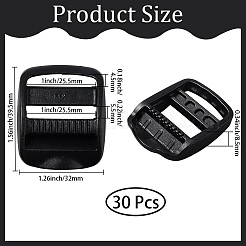 30Pcs Plastic Ladder Lock Slider Buckles&nbsp;KY-CY0001-23A
