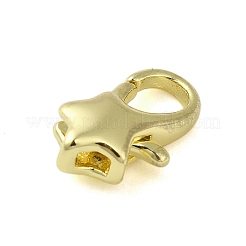 Brass Lobster Claw Clasps&nbsp;KK-B089-22A-G