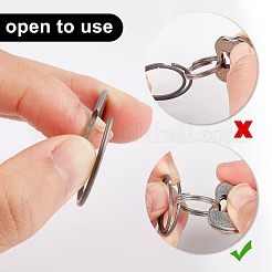 Titanium Alloy Split Rings&nbsp;FIND-CA0004-64