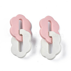 Handmade Polymer Clay Linking Rings&nbsp;CLAY-N010-032-03