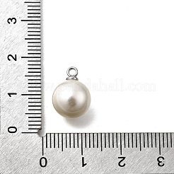 ABS Plastic Imitation Pearl Pendants&nbsp;FIND-H052-01F-01P