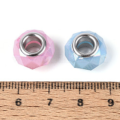 Opaque Acrylic European Beads&nbsp;GPDL-N006-01A-04