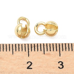 Brass Bead Tips&nbsp;KK-C156-02B-G