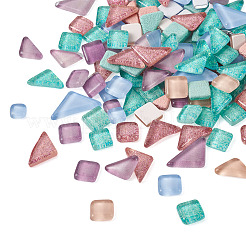 240Pcs 2 Style Transparent Glass Cabochons&nbsp;GLAA-EL0001-02B