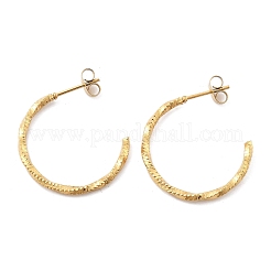 304 Stainless Steel C-Shaped Stud Earrings&nbsp;EJEW-R017-02G-03