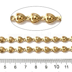 Ion Plating(IP) 304 Stainless Steel Heart Link Chains&nbsp;CHS-Q006-02G