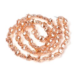 Electroplate Transparent Glass Beads&nbsp;EGLA-H112-04HP-03