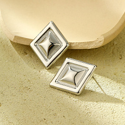 304 Stainless Steel Stud Earrings for Women&nbsp;WG2EF4D-02