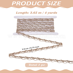 4 Yards Gold Metallic Lace Trim&nbsp;OCOR-LP0002-49