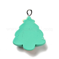Christmas Opaque Resin Pendants&nbsp;RESI-G043-A07