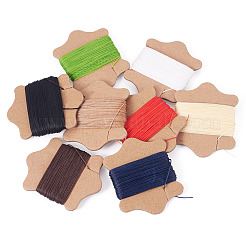 8 Cards 8 Colors Waxed Nylon Cord&nbsp;YC-TA0001-16