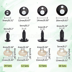 54 sets 4 Style Plastic Doll Eyes&nbsp;FIND-PH0018-05