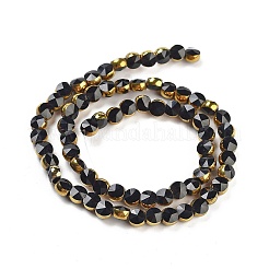 Electroplate Glass Beads Strands&nbsp;EGLA-C005-03D