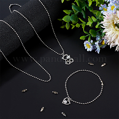 DIY Ball Chain Necklace Bracelet Making Kit&nbsp;DIY-BBC0001-70