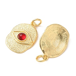 Textured Brass & Resin Pendants&nbsp;KK-A304-19G