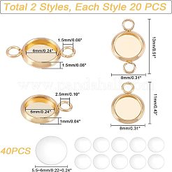 DIY Flat Round Link Connector Making Kits&nbsp;DIY-UN0002-91