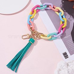 Chain Link Wristlet Keychain&nbsp;HJEW-SW00013-03