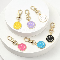 6Pcs Alloy Enamel Pendant Decorations&nbsp;HJEW-YW00189