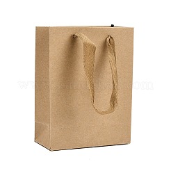 Paper Gift Tote Bags with Ribbon Handles&nbsp;ABAG-K004-04B