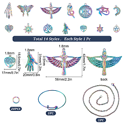 DIY Pendant Necklace & Bangle Making Kits&nbsp;DIY-SC0019-40