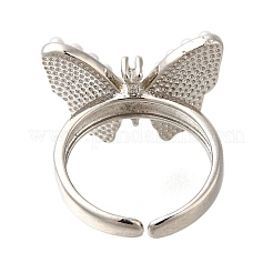 Brass Cuff Rings&nbsp;RJEW-D079-03P-RS