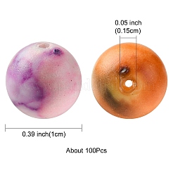 Baking Paint Acrylic Beads&nbsp;MACR-YW0002-69