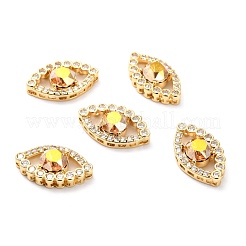 Brass Cubic Zirconia Beads&nbsp;ZIRC-O044-20MC-G