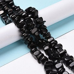 Natural Shungite Stone Beads Strands&nbsp;G-G925-04A
