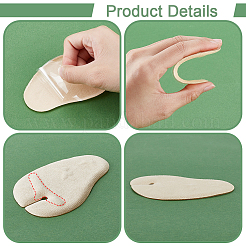 6 Pairs Imitation Leather Forefoot Pads for Flip Flops&nbsp;FIND-GA0008-31B