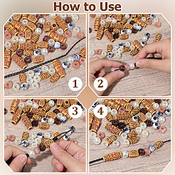 1Bag Plastic Hair Braiding Tool&nbsp;FIND-PA0001-56